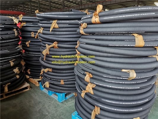 Hydraulic hose, high pressure rubber hose, flexible rubber hose, high pressure flexible rubber hose, R1, R2, 4SH, 4SP supplier